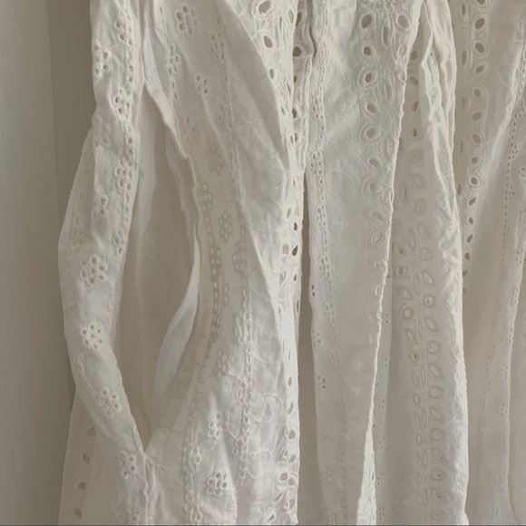 RW&CO White Broderie Anglaise/ Eyelet Lace Dress - Picture 4 of 12